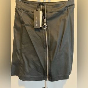 Cotton on black skirt!